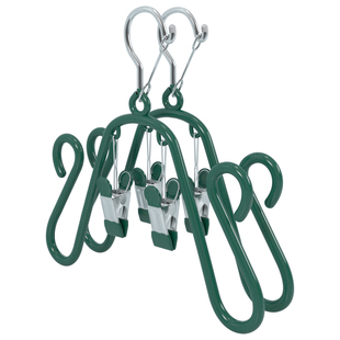 多功能鞋子晾鞋架晒神器阳台多夹子悬挂式晒鞋架晾晒架防风衣架