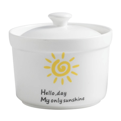 隔水炖罐蒸鸡蛋羹炖盅杯陶瓷小碗