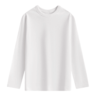 【抗皱弹力液氨棉】YUXIAN余闲纯棉内搭长袖T恤春夏打底衫圆领