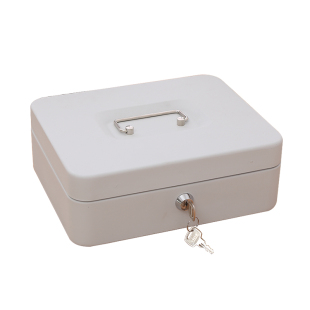 密码零钱盒带锁钱箱手提小铁箱子收银箱保险盒密码盒收纳盒储蓄罐