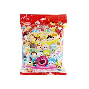 亚吉藤家软糖益生元水果橡皮糖喜糖生日分享零食圣诞糖果300g袋装