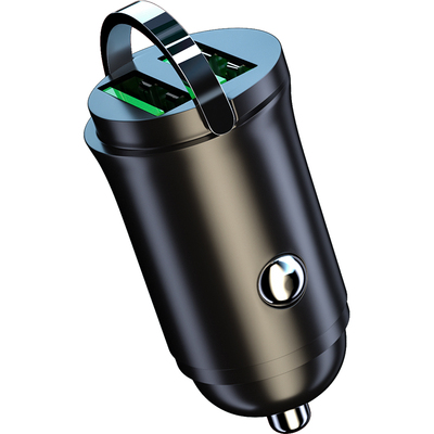 隐藏式车载充电器一拖二快充