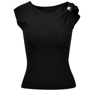 韩雪同款YES BY YESIR叶谦原创设计25夏新款静奢针织套头衫