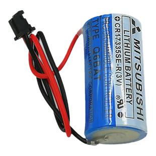 全新原装MITSUBISHI三菱CR-17335SE-R/3V锂电池Q6BAT PLC工控电池