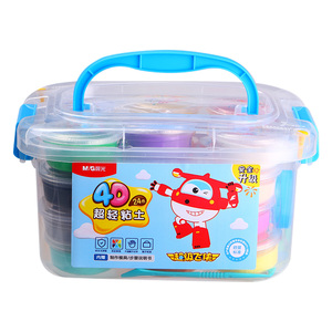 晨光超轻粘土儿童安全无味环保橡皮泥彩泥幼儿园玩具小学生专用手工diy材料工具黏土补充装36色不沾手易塑性