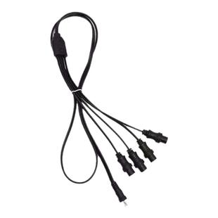 热烫机数码烫发杠子连接线陶瓷烫发机器大小头开关线单孔线电源线