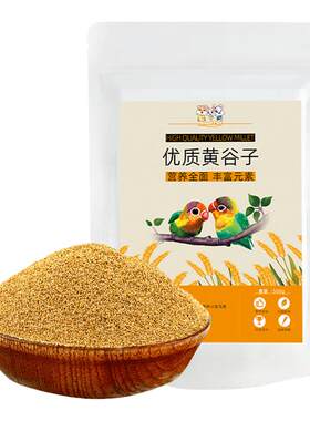 新黄谷子鹦鹉饲料谷子虎皮玄风阳