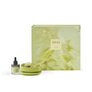 CITTA西苔杭州龙井扩香晶石茶味香薰礼盒晨雾精油办公室高级摆件