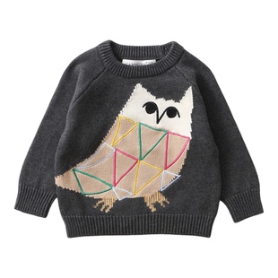 男宝炸街痞帅冬装套装可爱洋气婴幼儿套头毛衣加绒休闲裤分体周岁