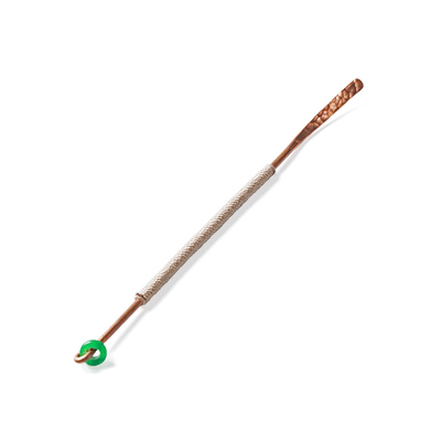 手工锤纹紫铜茶拨中式复古茶扒