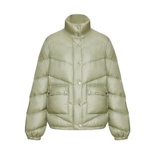 【轻羽舒】比音勒芬冬季女立领短款羽绒服亲肤保暖立领面包服外套