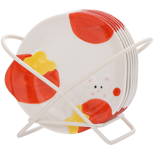 陶瓷吐骨碟可进洗碗机吐骨头盘碟家用高端小碟子餐桌垃圾渣盘精致