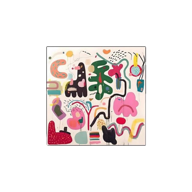 简约抽象趣味儿童房装饰画艺术