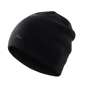 李宁针织帽男款秋冬冷帽美式大头围毛线帽女雅痞帽瓜皮帽保暖帽子