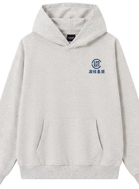CLOTTEE国风仙鹤连帽卫衣