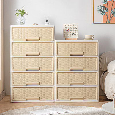 阳台飘窗收纳柜防晒防水杂物柜置物架榻榻米卧室多层储物柜免安装