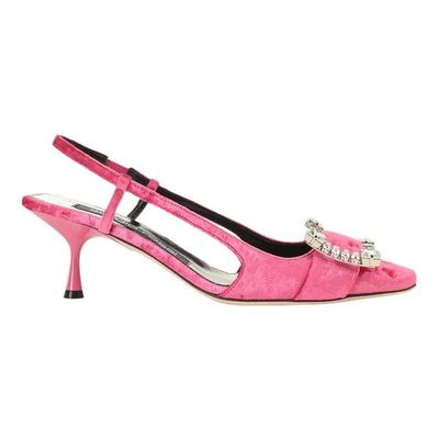 Sergio Rossi/SR女鞋SR TWENTY系列钻扣露跟高跟鞋凉鞋婚鞋