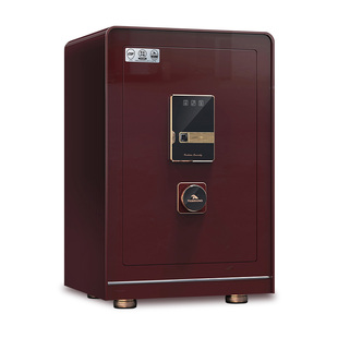 虎王博虎保险箱酒红家用防盗2026新款全钢智能WiFi远程提示保险柜 大型办公室指纹CSP保险箱小型入墙入衣柜