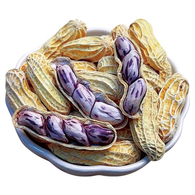 2025云南特产七彩花生水煮咸干