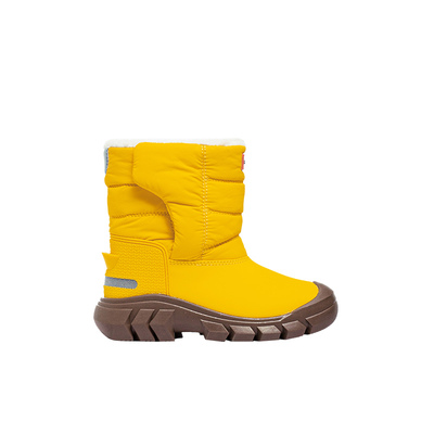 HUNTER冬季童靴加绒加厚防寒保暖防滑儿童雪地靴男童女童短靴棉鞋