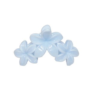 emijay同款三花鸡蛋花朵抓夹大号蓝粉色后脑勺鲨鱼夹温柔海边头饰