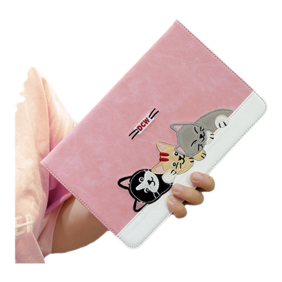 苹果平板刺绣全包保护壳