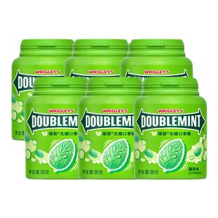 绿箭白桃味硬糖46g盒装薄荷糖清新口气办公室休闲零食糖果