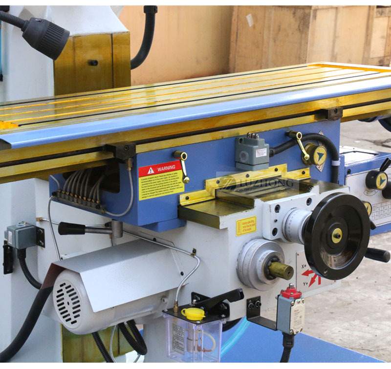 立式回转头铣床X6232多功能回转铣床数显回转头铣升降台铣床