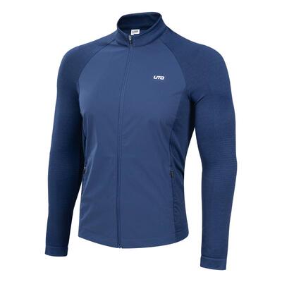 UTO户外休闲夹克男士立领运动外套女春秋款专业跑步训练服透气