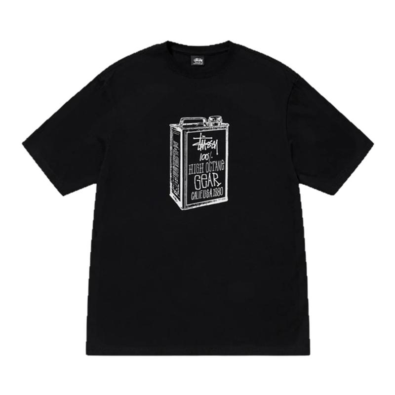 Stussy25SS新款素描汽油桶短袖