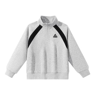匹克童装男童加绒卫衣2025新款