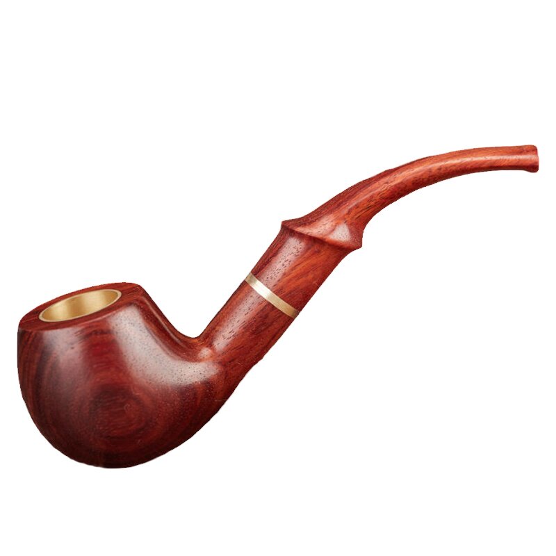 城南檀木实木手工烟斗传统老式