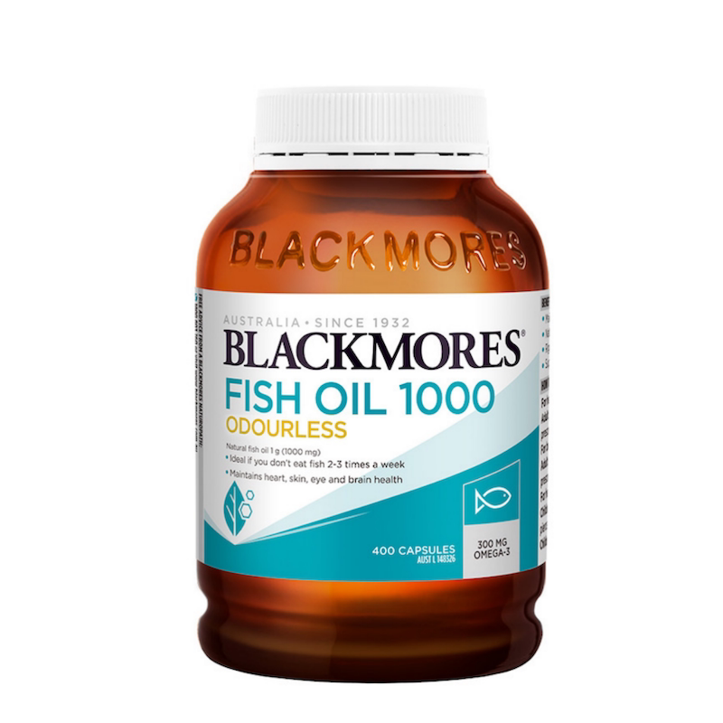 Blackmores澳佳宝无腥深海鱼油omega3鱼肝油中老年儿童成人学生装