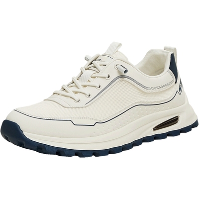 百思图男网面透气休闲鞋