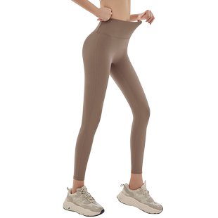 瑜伽裤女外穿紧身显瘦速干裸感高腰提臀运动长裤跑步健身服套装