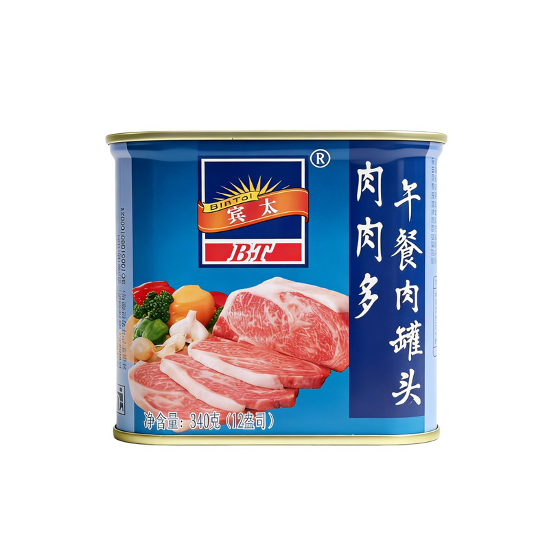 宾太瘦肉多午餐肉340克/24盒整箱