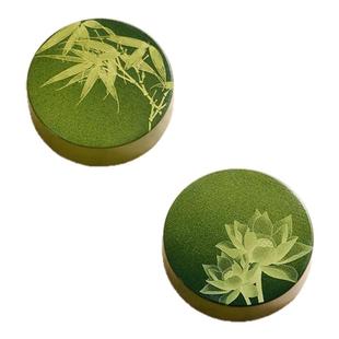 汉墨 镇纸黄铜镇尺压纸新中式国画书法镇尺笔搁文房雅器多功能创意铜镇纸压书条文房四宝书房摆件