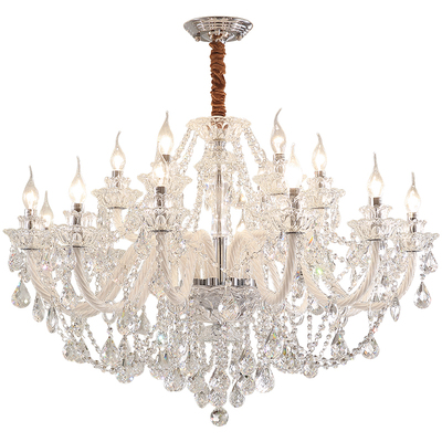 法式水晶吊灯轻奢复古水晶灯客厅