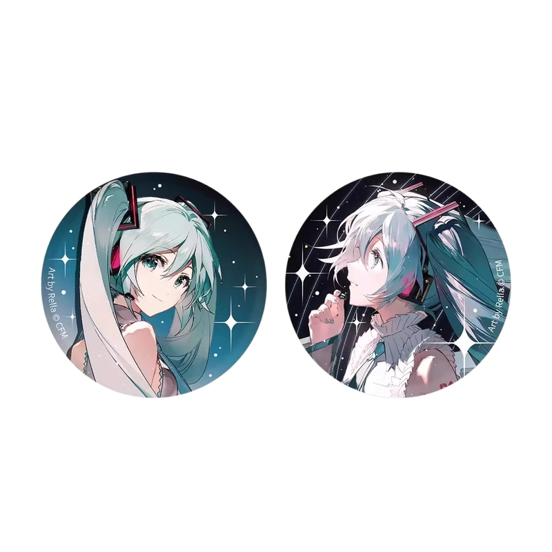 【X11】BEMOE初音未来16TH生日纪念凝聚未来徽章流沙挂件吧唧
