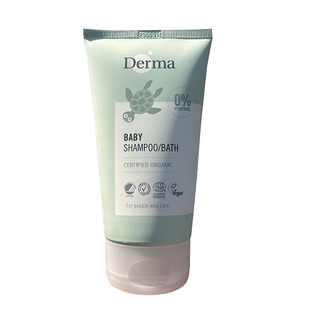 丹麦进口derma/德玛有机婴幼儿童洗发水沐浴露二合一宝宝婴儿专用