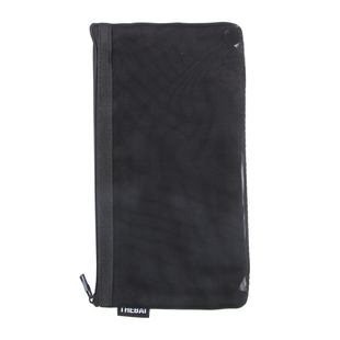 败家实验室 THEBAI CC网纱笔袋文具收纳袋简约透明双层大容量笔袋