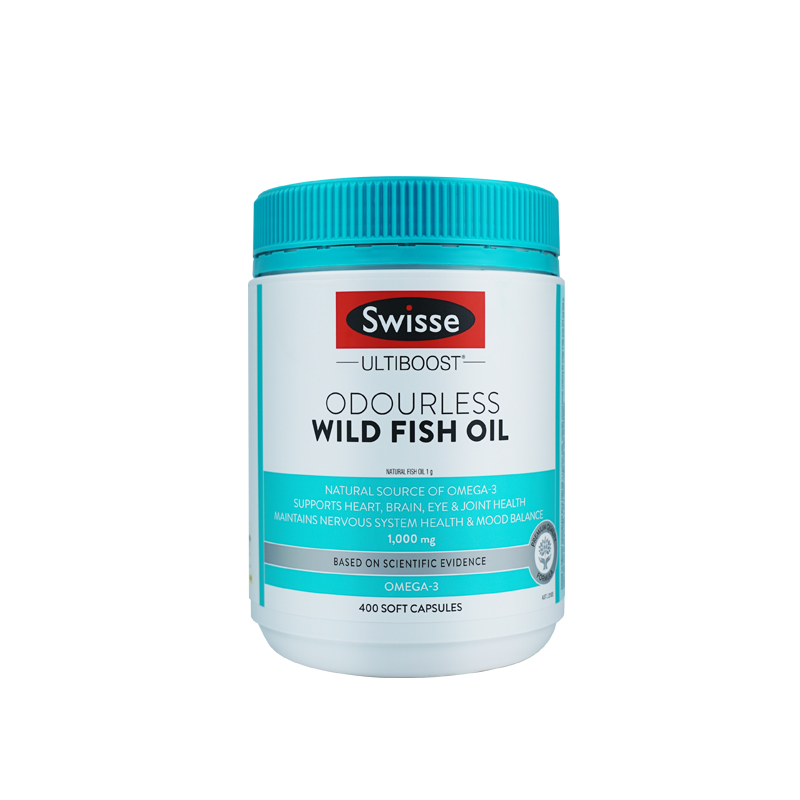 swisse深海鱼油女生鱼油omega3女性护发养发鱼肝油旗舰店正品进口