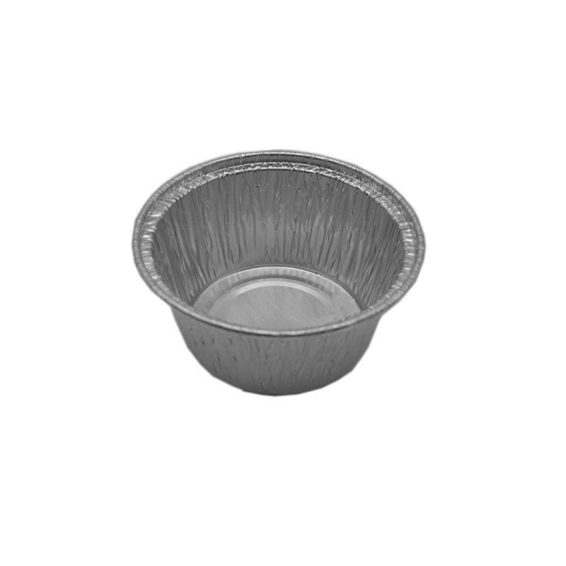 空气炸锅锡纸盒一次性家用食品级烤鸡蛋生蚝铝箔碗打包外卖圆形