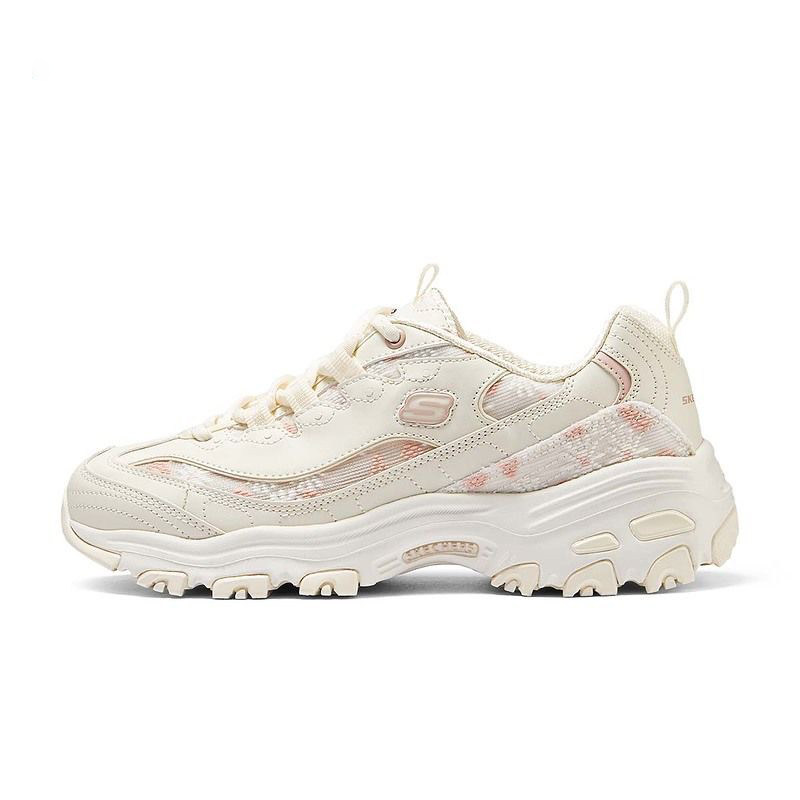 Skechers斯凯奇女鞋春夏花海熊猫鞋雏菊透气休闲运动老爹鞋150234
