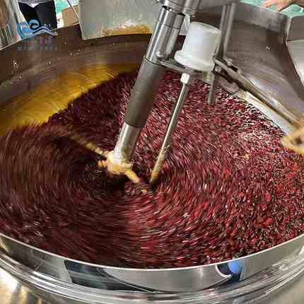 火锅炒料机 重庆火锅底料炒锅藤椒火锅酱料炒制设备800斤底料机器