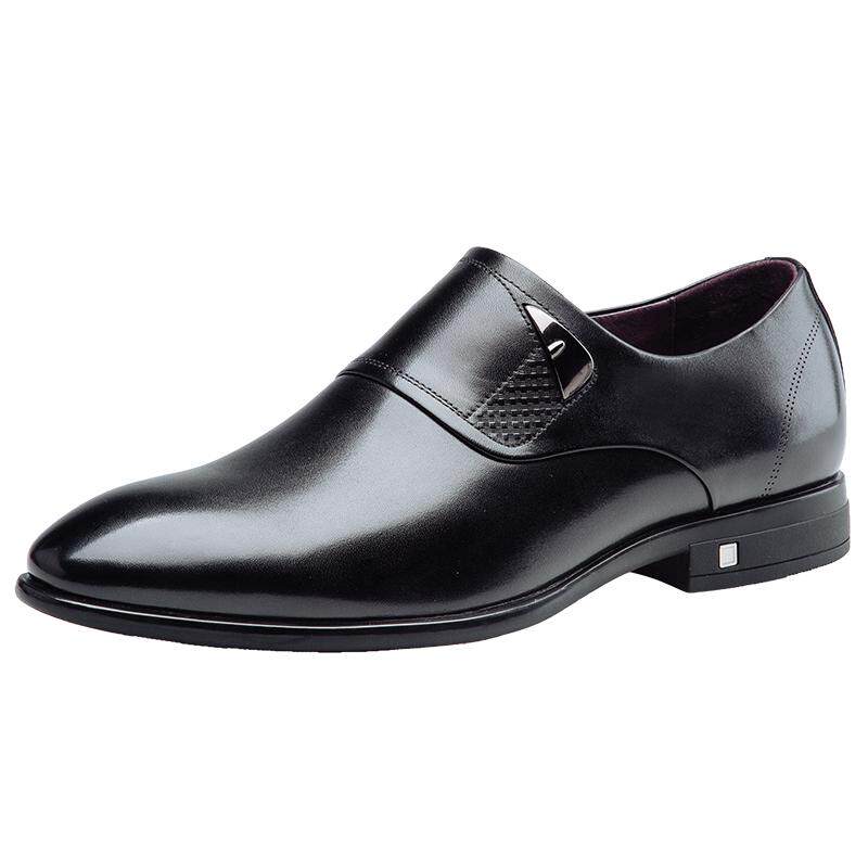 花花公子皮鞋男正装商务