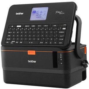兄弟线号机号码管打码机PT-E800T/E800TK打码机标签机热缩管色带贴纸线缆网线标签打印机PVC套管打印机
