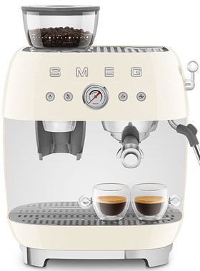 SMEG/斯麦格 EGF03咖啡机研磨一体专业级意式蒸汽打奶泡家用复古