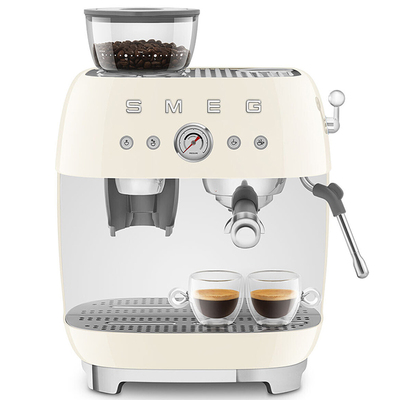 SMEG/斯麦格 EGF03咖啡机研磨一体专业级意式蒸汽打奶泡家用复古