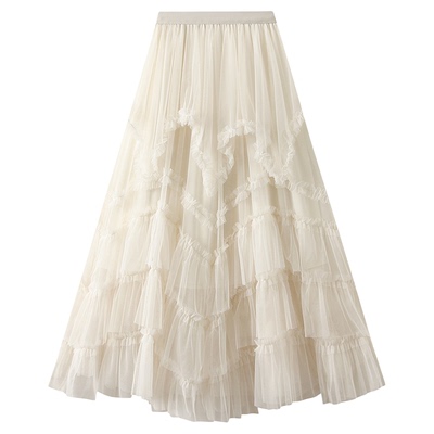 D2507-重工不规则纱裙